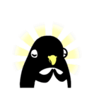 Penguin and little blue fish（個別スタンプ：31）