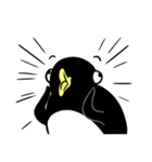 Penguin and little blue fish（個別スタンプ：32）
