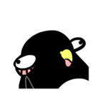 Penguin and little blue fish（個別スタンプ：40）