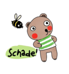 Bear in January (Deutsch)（個別スタンプ：4）