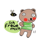 Bear in January (Deutsch)（個別スタンプ：15）