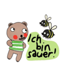 Bear in January (Deutsch)（個別スタンプ：16）