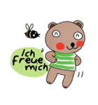 Bear in January (Deutsch)（個別スタンプ：25）