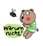 Bear in January (Deutsch)（個別スタンプ：37）