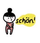 Nina in March (Deutsch)（個別スタンプ：1）