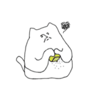 Happy Cat and Heart Man（個別スタンプ：6）