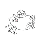 Happy Cat and Heart Man（個別スタンプ：36）