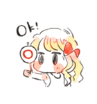 おんなのこねこ（個別スタンプ：1）