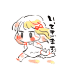 おんなのこねこ（個別スタンプ：4）