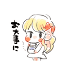 おんなのこねこ（個別スタンプ：11）