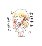 おんなのこねこ（個別スタンプ：32）