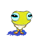 キイロ蛙（個別スタンプ：8）