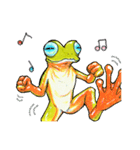 キイロ蛙（個別スタンプ：19）