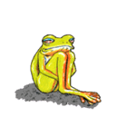 キイロ蛙（個別スタンプ：32）