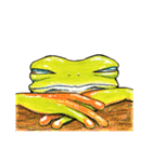 キイロ蛙（個別スタンプ：34）
