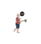 the lazy mr big（個別スタンプ：11）