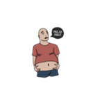 the lazy mr big（個別スタンプ：14）