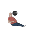 the lazy mr big（個別スタンプ：16）