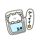 全国の【玉井】さんのためのスタンプ（個別スタンプ：40）