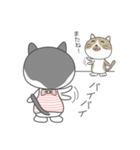 ハチワレネコ ミルちゃんの日常（個別スタンプ：2）