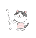 ハチワレネコ ミルちゃんの日常（個別スタンプ：6）