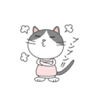 ハチワレネコ ミルちゃんの日常（個別スタンプ：9）
