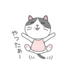 ハチワレネコ ミルちゃんの日常（個別スタンプ：19）