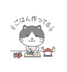 ハチワレネコ ミルちゃんの日常（個別スタンプ：22）
