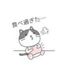 ハチワレネコ ミルちゃんの日常（個別スタンプ：24）
