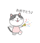 ハチワレネコ ミルちゃんの日常（個別スタンプ：28）