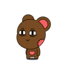 Honest teddy bear（個別スタンプ：9）