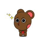 Honest teddy bear（個別スタンプ：23）