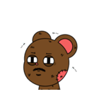 Honest teddy bear（個別スタンプ：27）