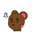 Honest teddy bear（個別スタンプ：31）