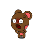 Honest teddy bear（個別スタンプ：34）