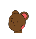 Honest teddy bear（個別スタンプ：39）