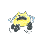 かわいい黄色のモンスター（個別スタンプ：2）