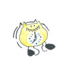 かわいい黄色のモンスター（個別スタンプ：9）