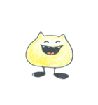 かわいい黄色のモンスター（個別スタンプ：15）