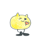 かわいい黄色のモンスター（個別スタンプ：23）