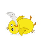 Jeabjaa :A naughty Chicky（個別スタンプ：13）
