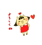 ぶっきーとつばめとこはく（個別スタンプ：10）