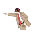 スリルな二人（個別スタンプ：14）
