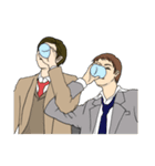 スリルな二人（個別スタンプ：16）