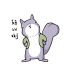 Two squirrels（個別スタンプ：7）