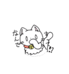 もふもふねこのシロさん（個別スタンプ：5）