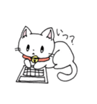 もふもふねこのシロさん（個別スタンプ：18）