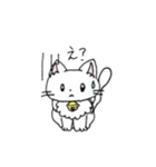 もふもふねこのシロさん（個別スタンプ：24）