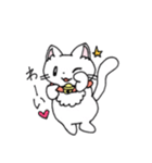もふもふねこのシロさん（個別スタンプ：25）