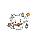 もふもふねこのシロさん（個別スタンプ：33）